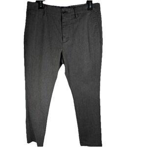 Old Navy Men's 33x30 Slim Ultimate Built-In Flex Textured Chino Pants Dark Gray